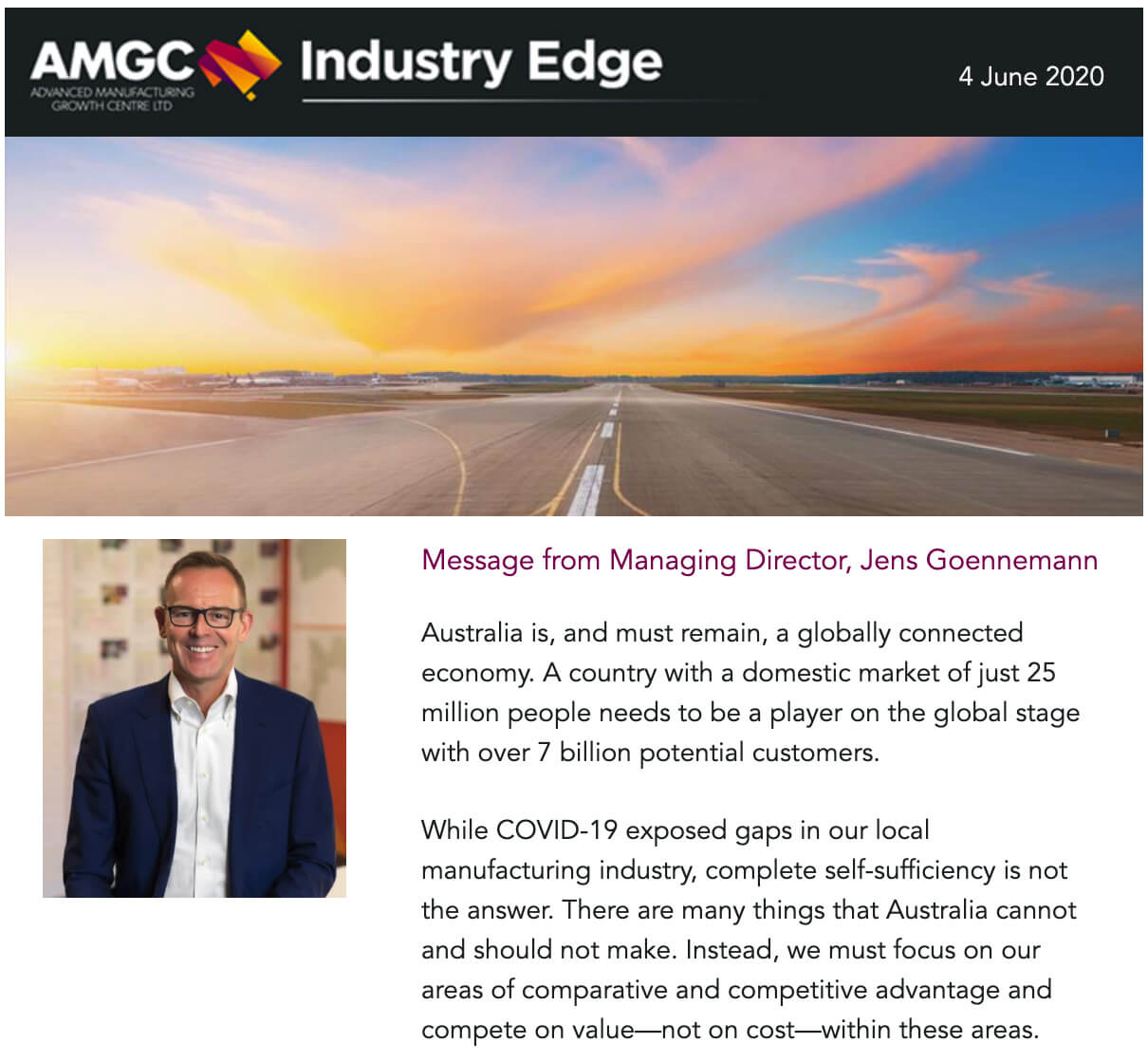 Industry Edge – April 2020