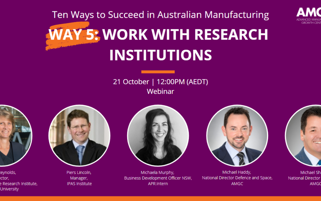 Way 5: Work with Research Institutions