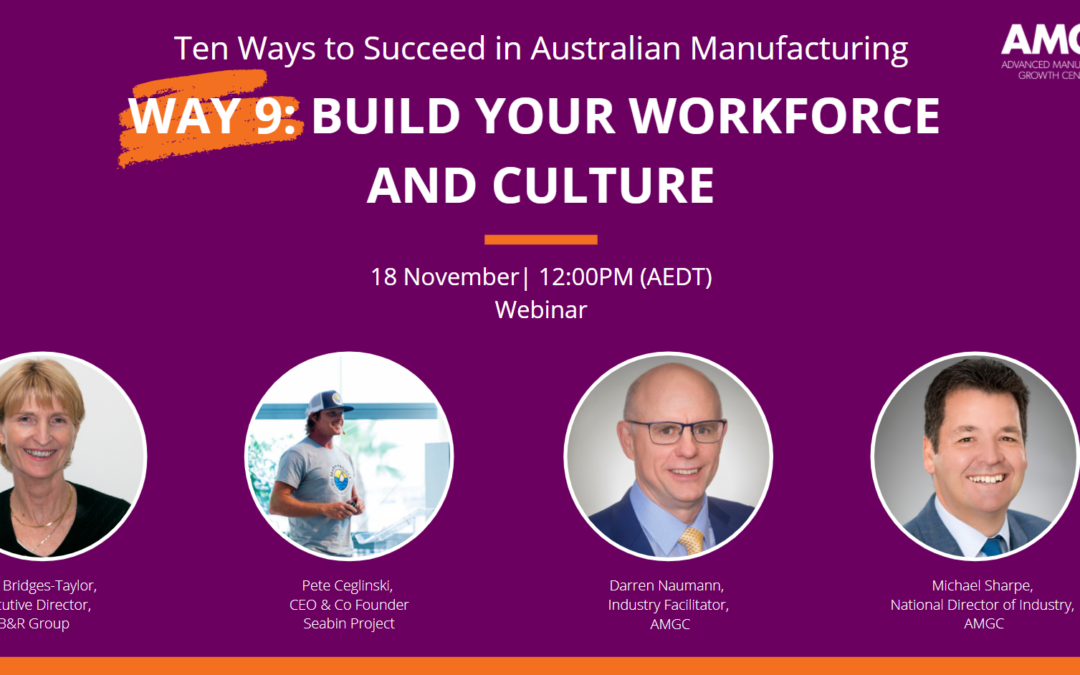 Way 9: Build your workforce and culture