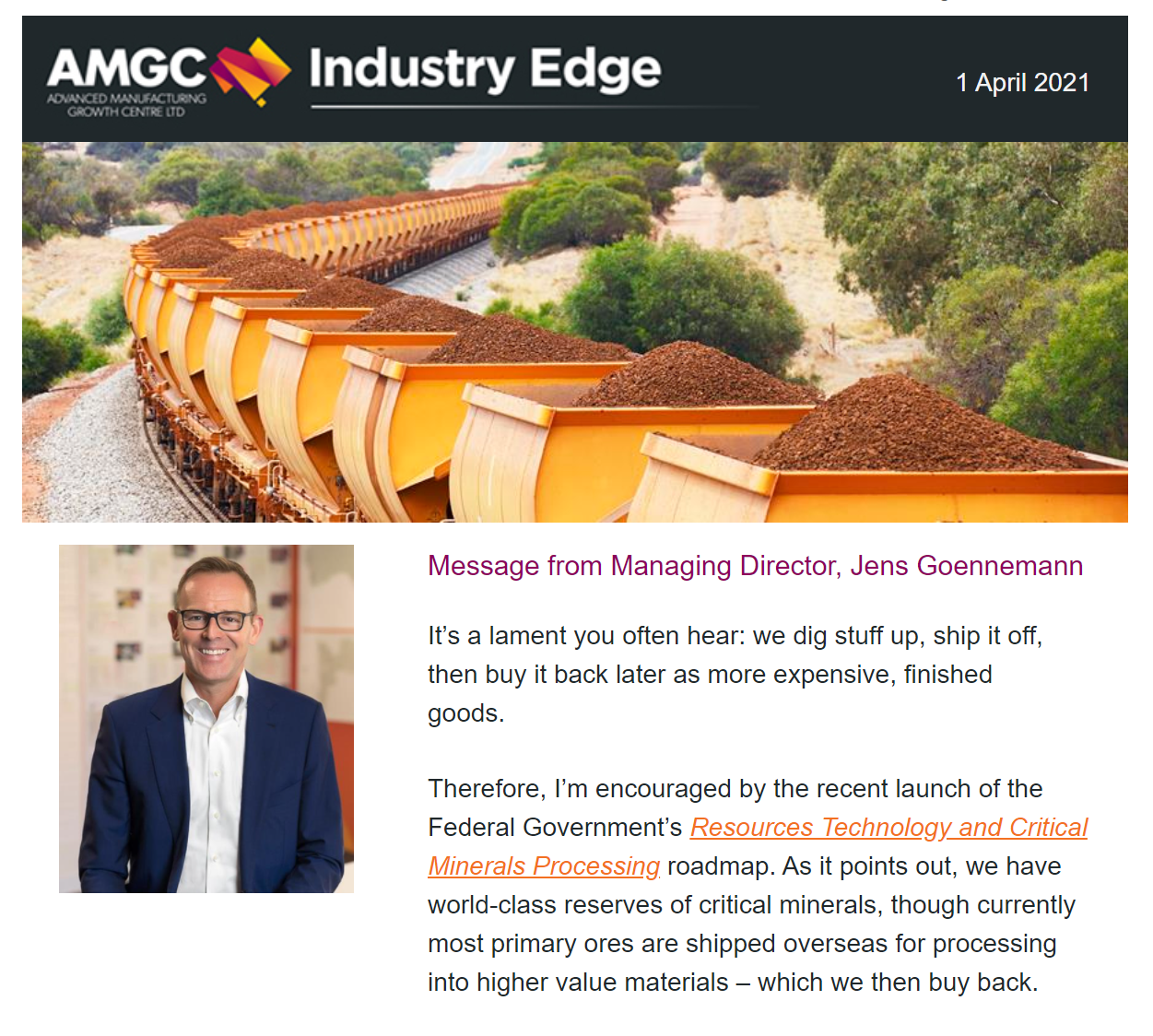 Industry Edge – April 2020