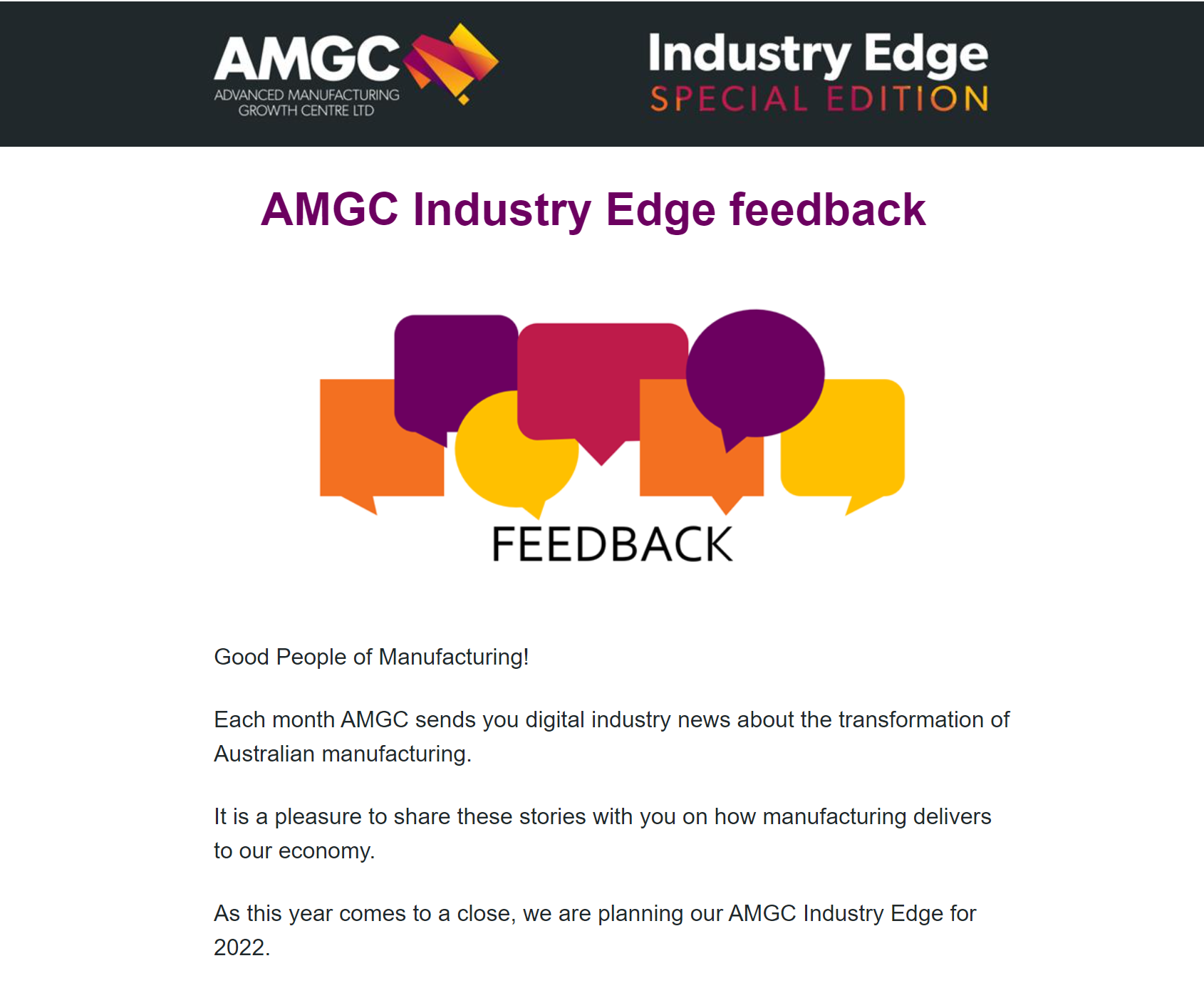 Industry Edge – April 2020