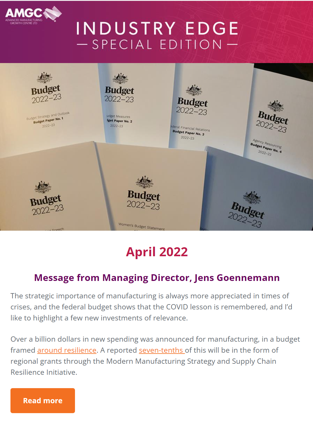 Industry Edge – April 2020