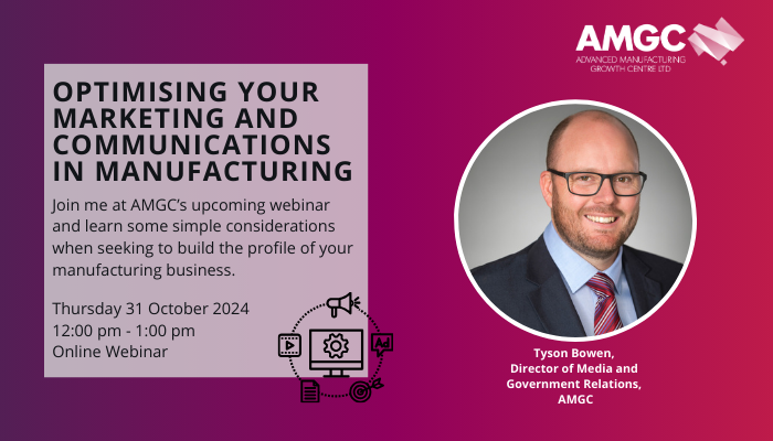 Optimising your marketing and communications in manufacturing